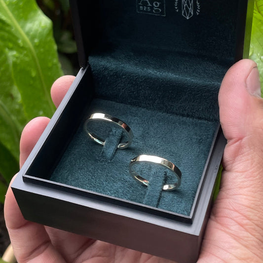Aliança clássica em ouro 3mm